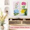 Paint by Number for Adults Beginners, 4 Pack DIY Adult Paint by Number Kits on Canvas Framed, Flowers Color by Numbers Acrylic Oil Painting Number Kits Crafts for Home Wall Decor 8x8inch